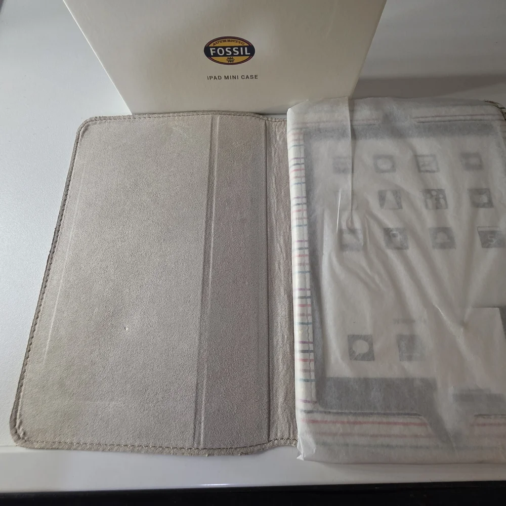 Fossil Striped iPad Mini Case NWT